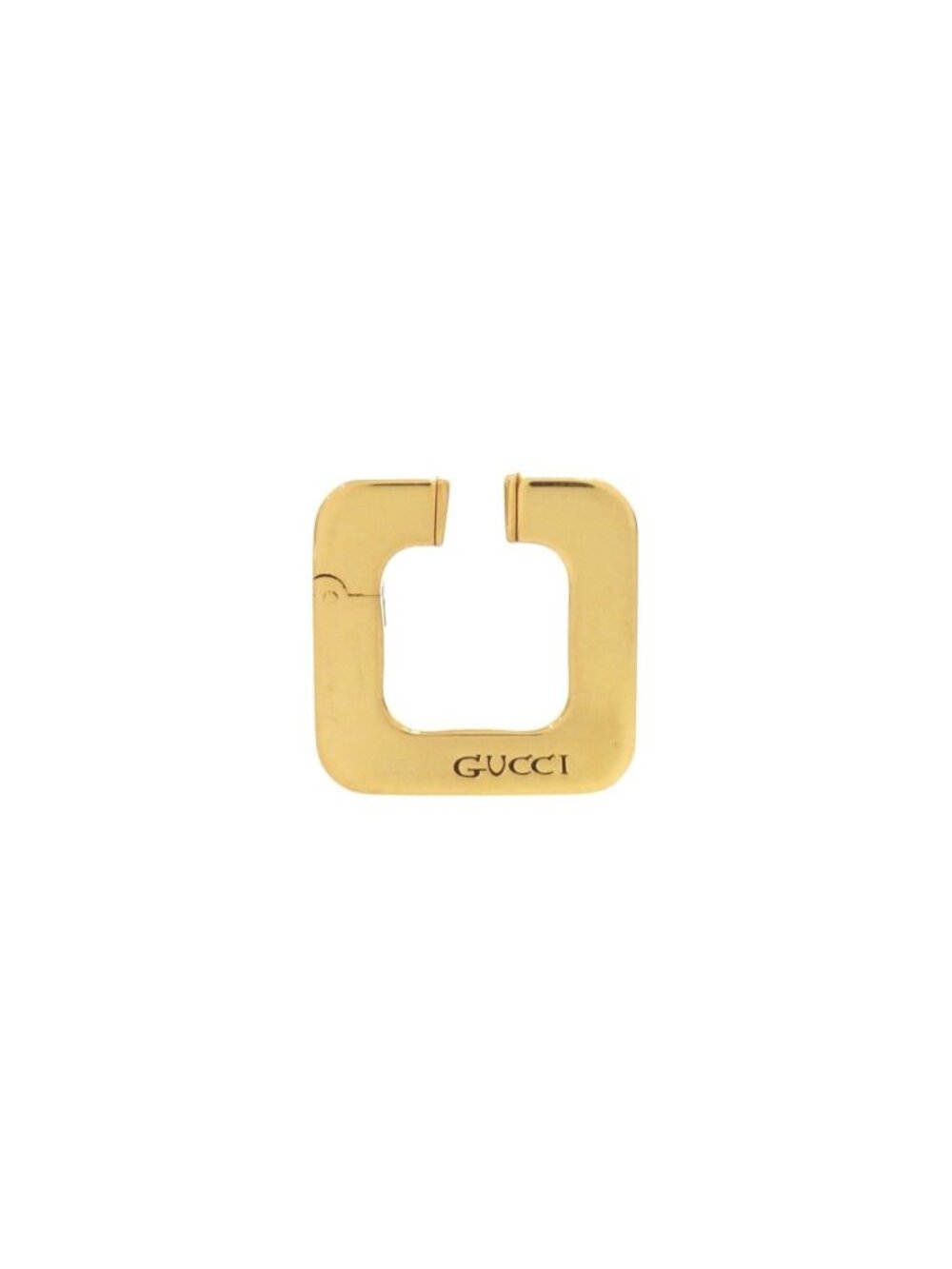 Gucci Square Ear Cuff Gold Metal Earrings